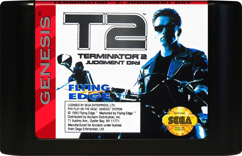 Terminator 2 Judgment Day Genesis - Video Game - Used - CaveGamers - Image 3