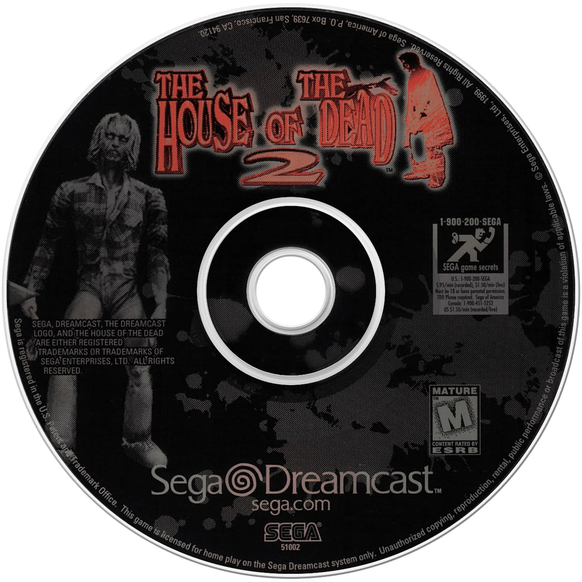 The House of the Dead 2 DreamCast - Video Game - Used - CaveGamers - Image 3