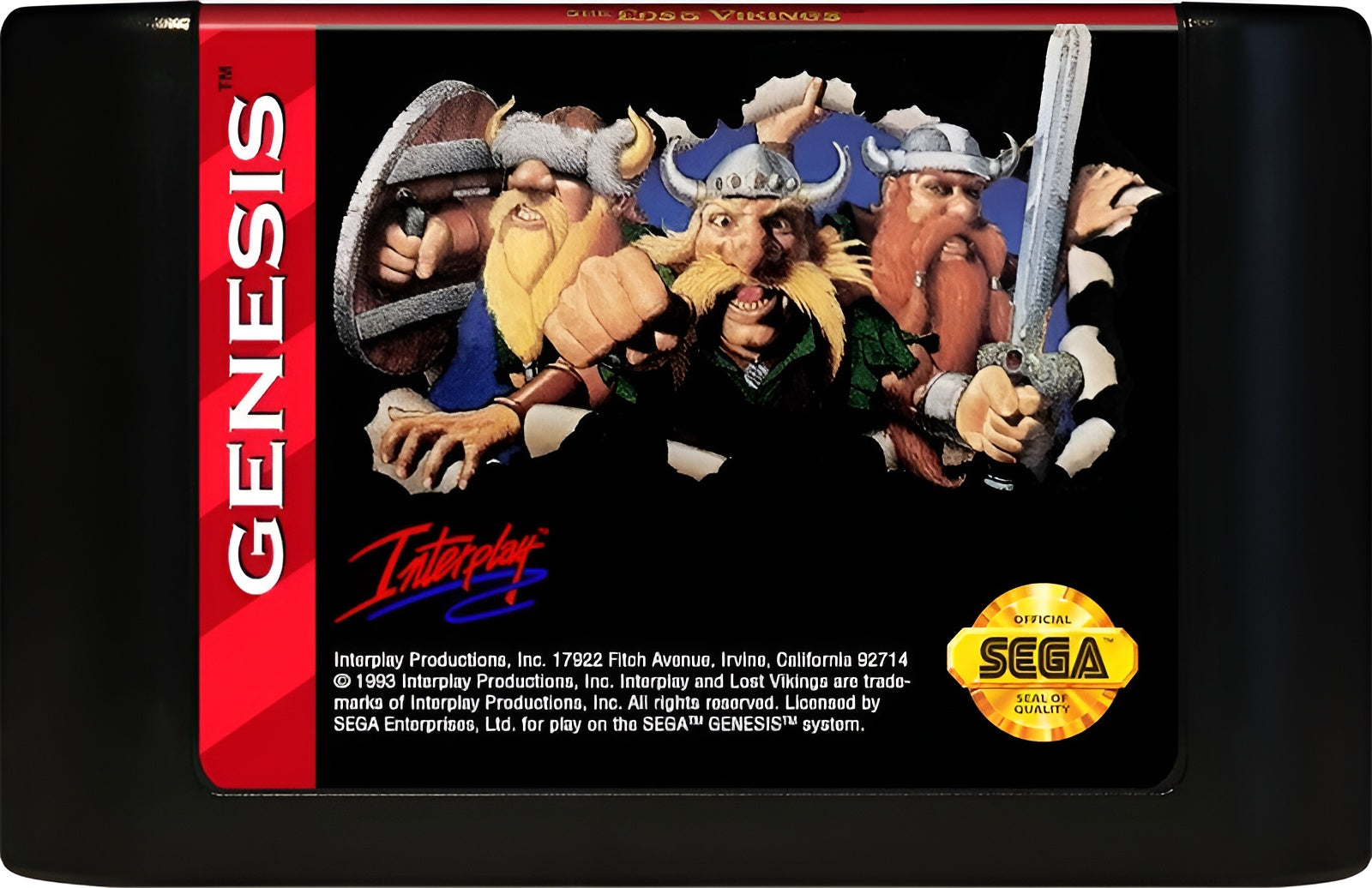 The Lost Vikings Genesis - Video Game - Used - CaveGamers - Image 3