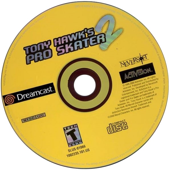 Tony Hawk's Pro Skater 2 DreamCast - Video Game - Used - CaveGamers - Image 3