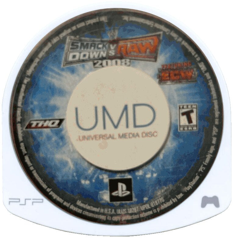 WWE Smackdown vs. Raw 2008 PSP - Video Game - Used - CaveGamers - Image 3