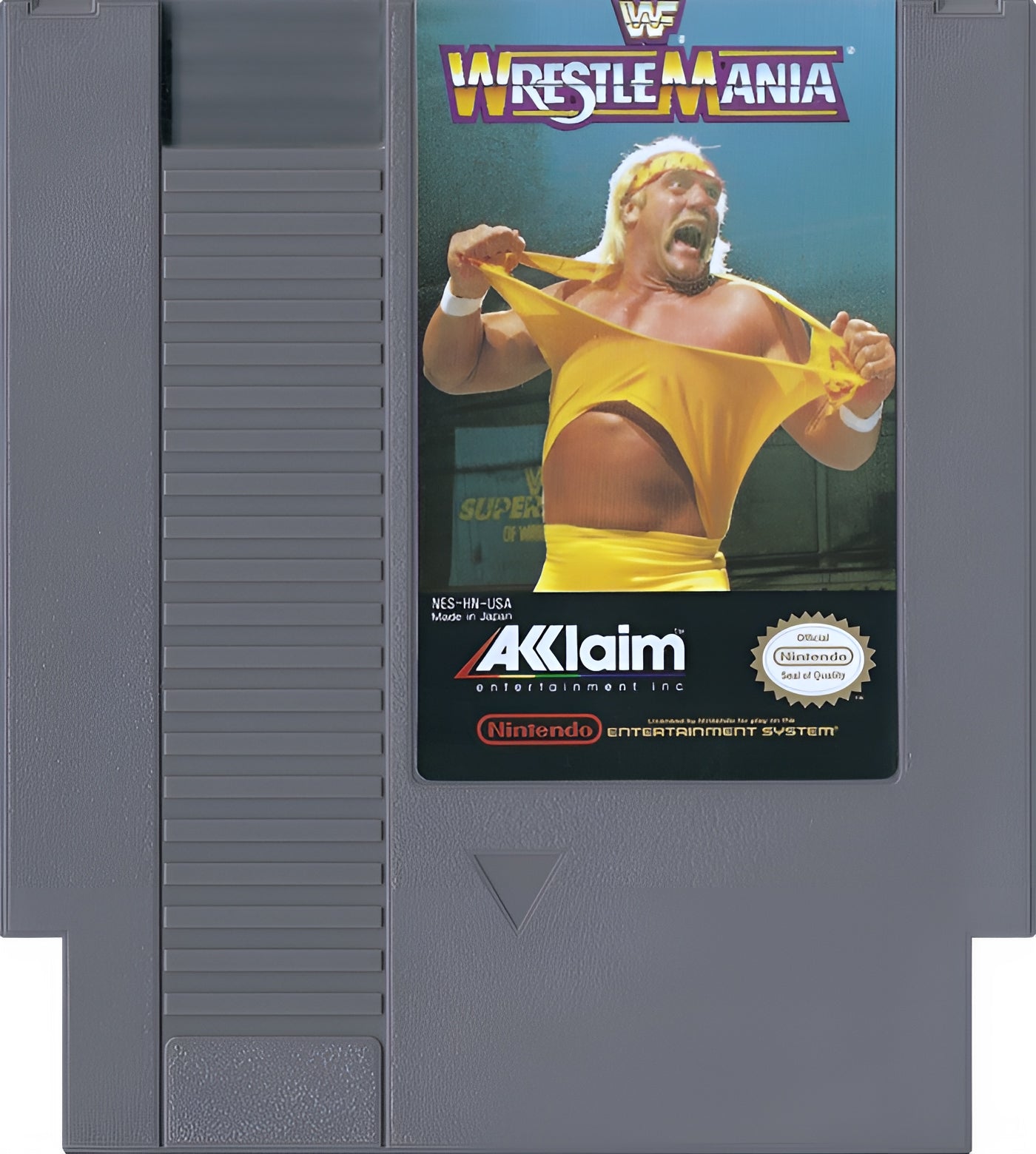 WWF Wrestlemania NES - Video Game - Used - CaveGamers - Image 3