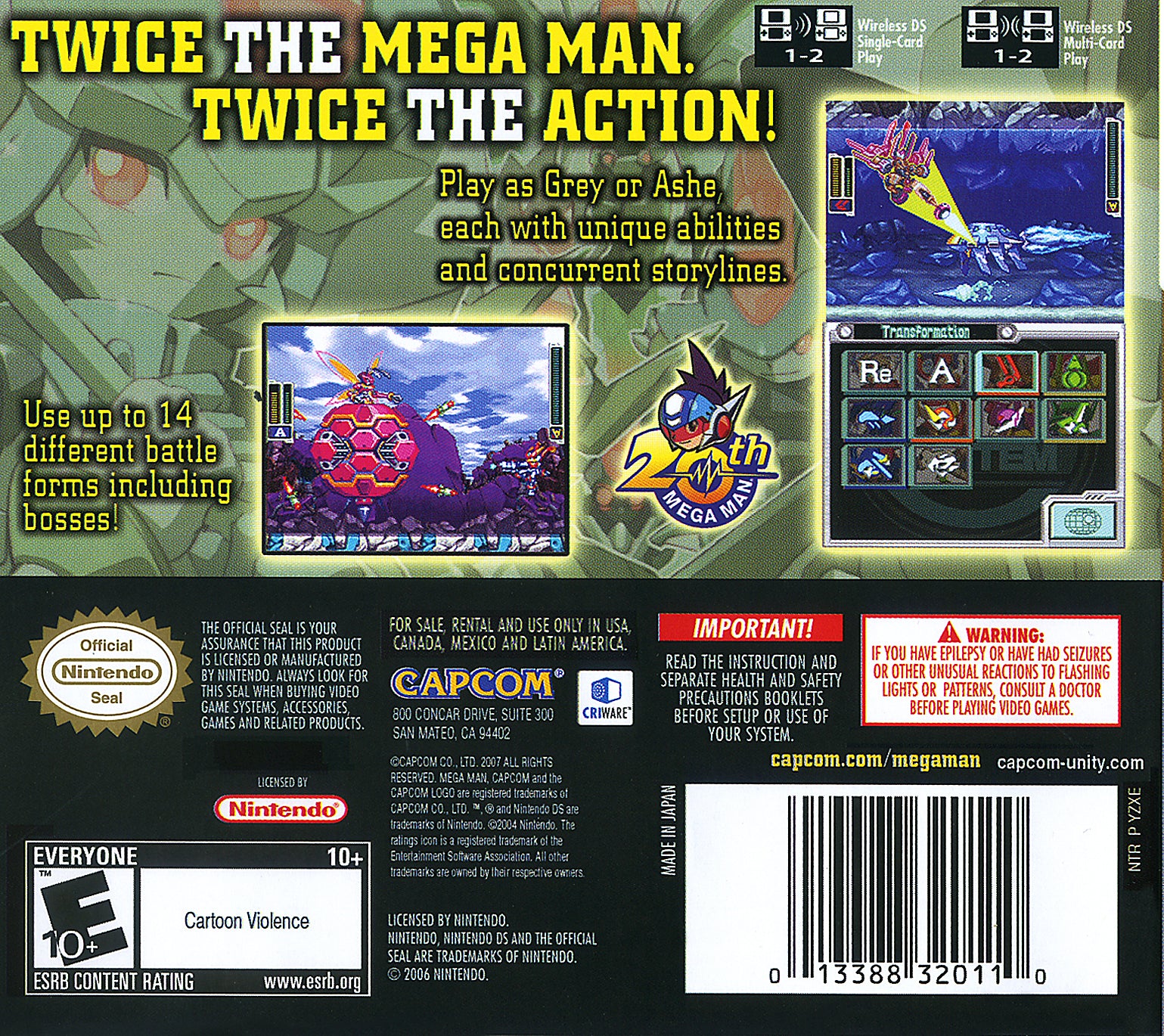 Mega Man ZX Advent DS - Video Game - Used - CaveGamers - Image 2