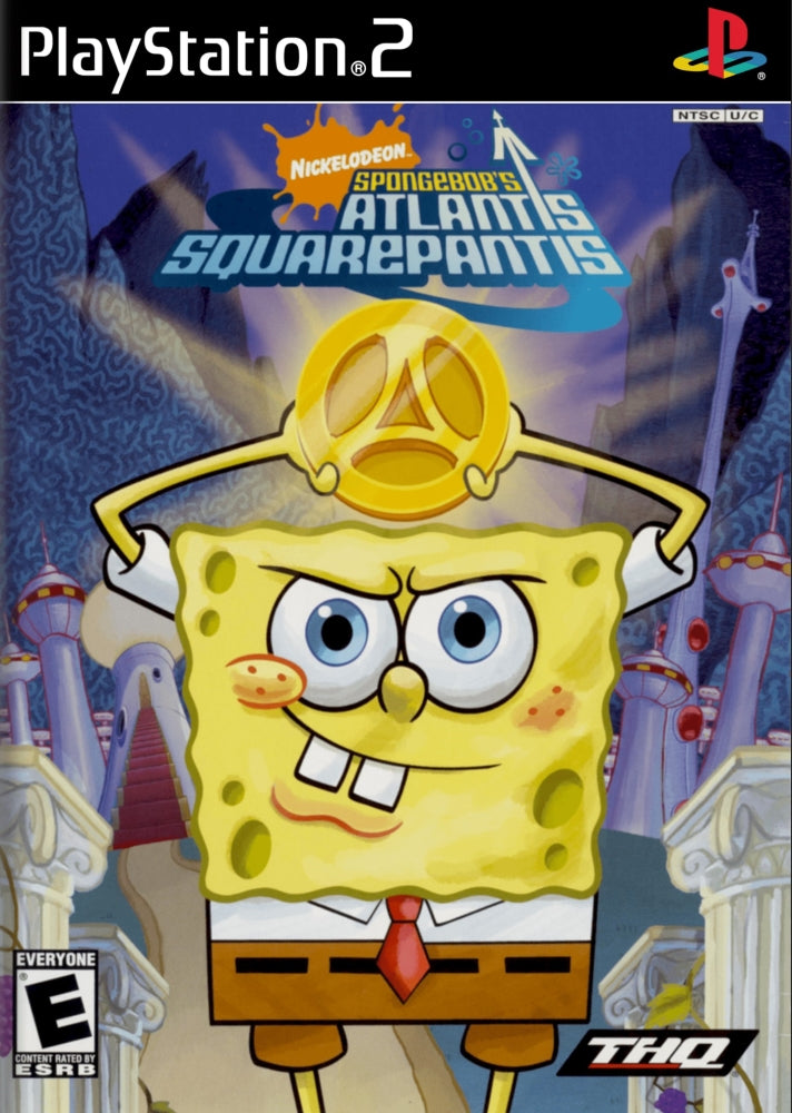SpongeBob's Atlantis SquarePantis PS2 - Video Game - Used - CaveGamers