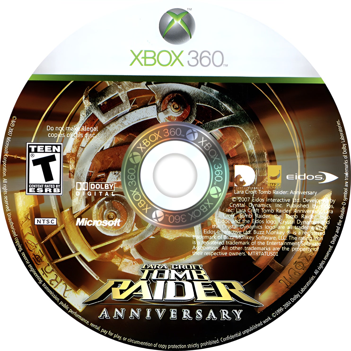 Tomb Raider Anniversary Xbox 360 - Video Game - Used - CaveGamers - Image 3