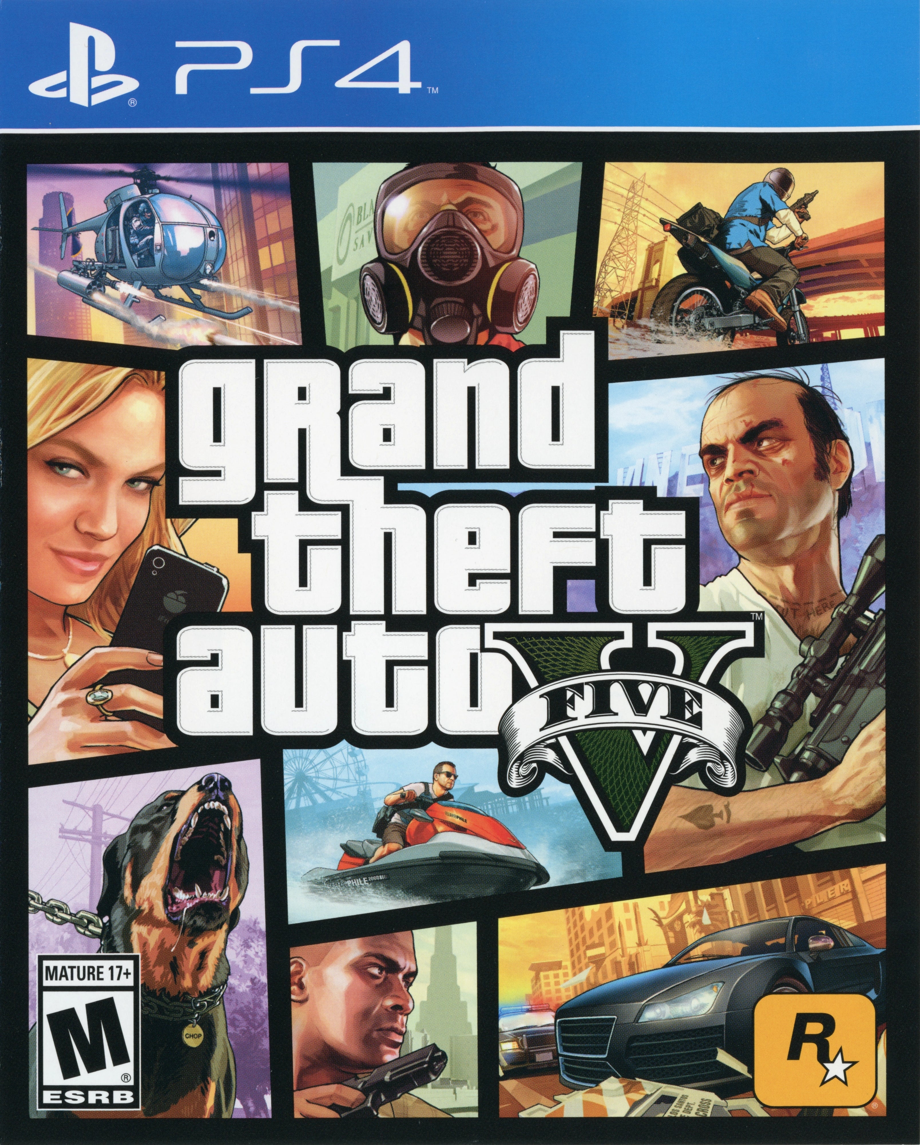 Grand Theft Auto V PS4 - Video Game - Used - CaveGamers