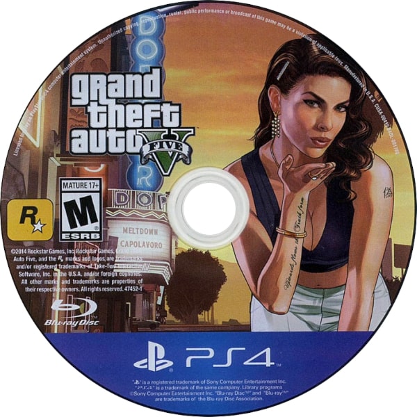 Grand Theft Auto V PS4 - Video Game - Used - CaveGamers - Image 3