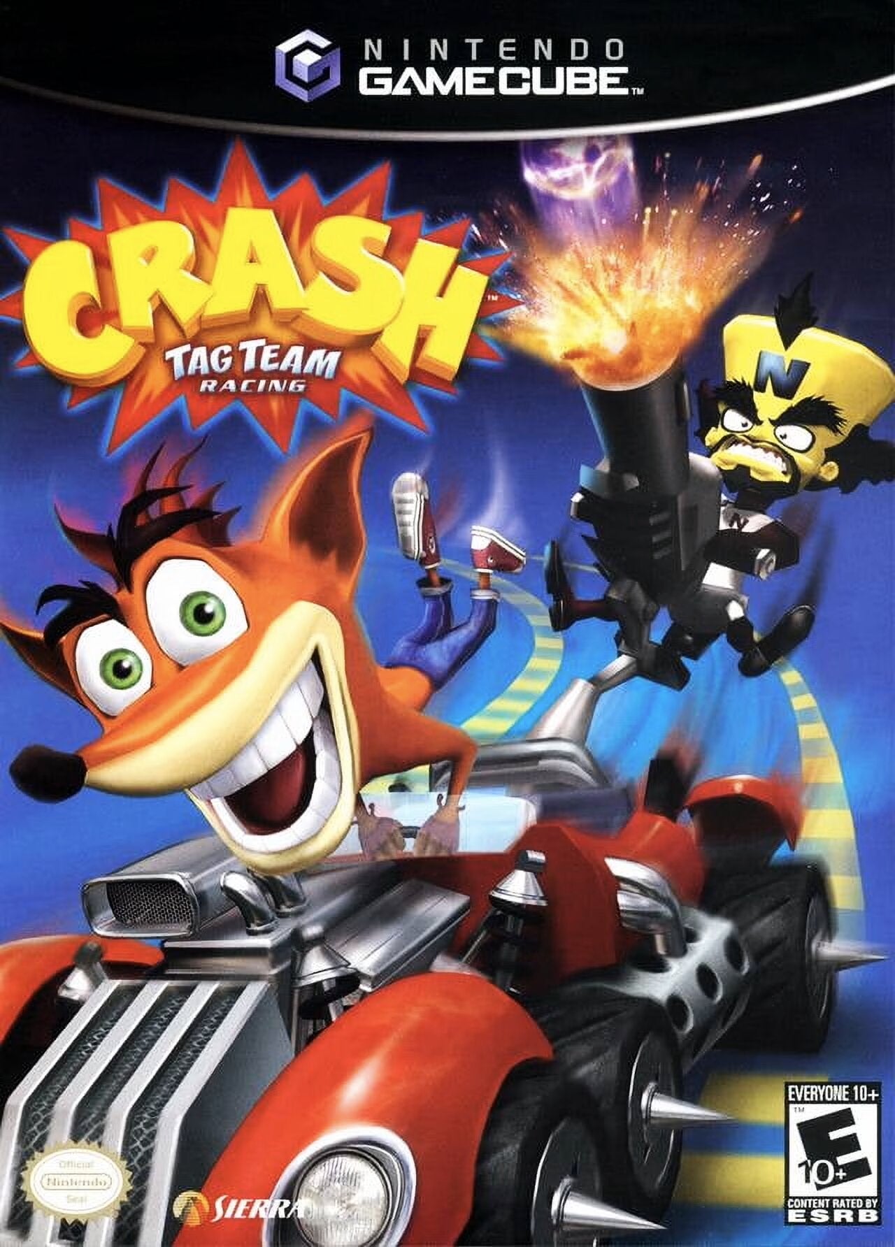 Crash Tag Team Racing GameCube - Video Game - Used - CaveGamers
