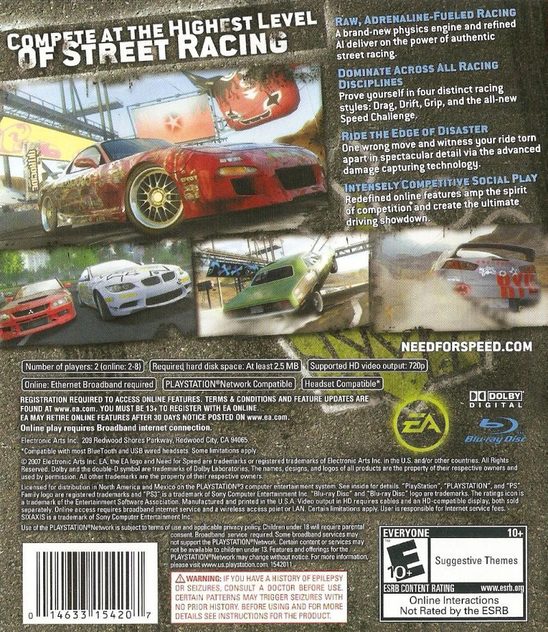 Need for Speed Prostreet