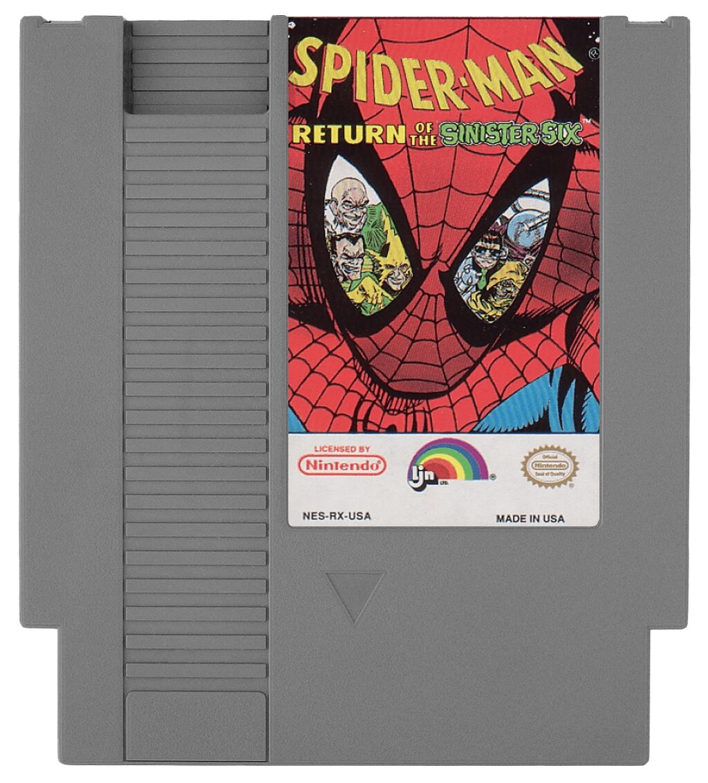 Spiderman Return of the Sinister Six NES - Video Game - Used - CaveGamers - Image 3