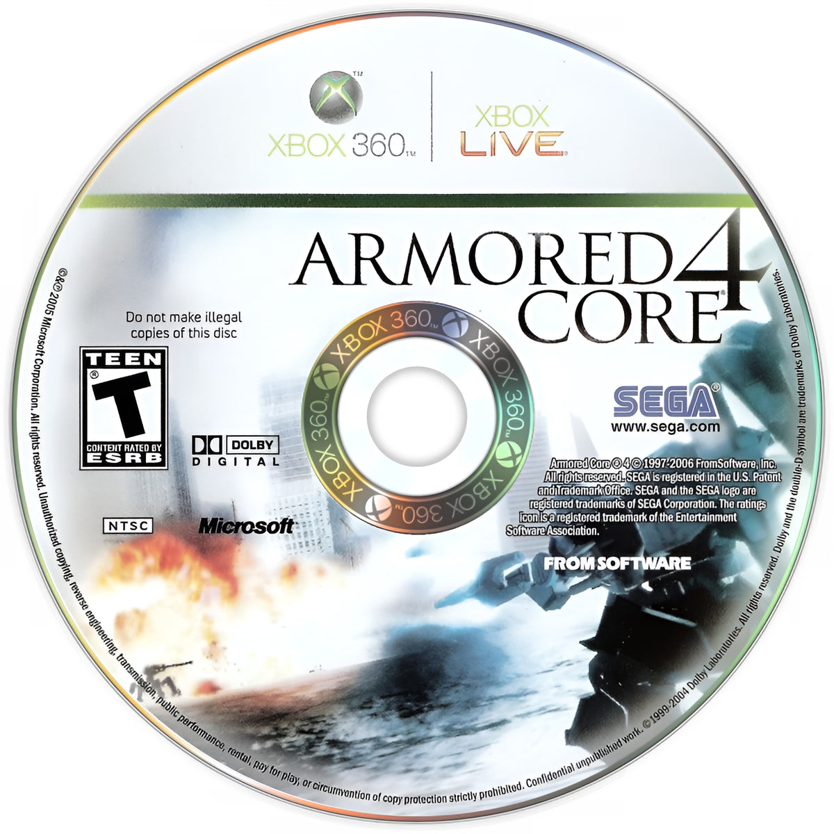 Armored Core 4 Xbox 360 - Video Game - Used - CaveGamers - Image 3