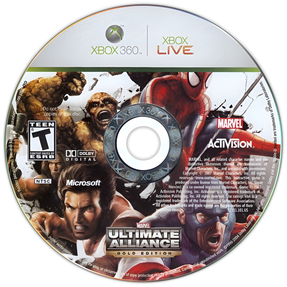Marvel Ultimate Alliance Gold Edition Xbox 360 - Video Game - Used - CaveGamers - Image 3