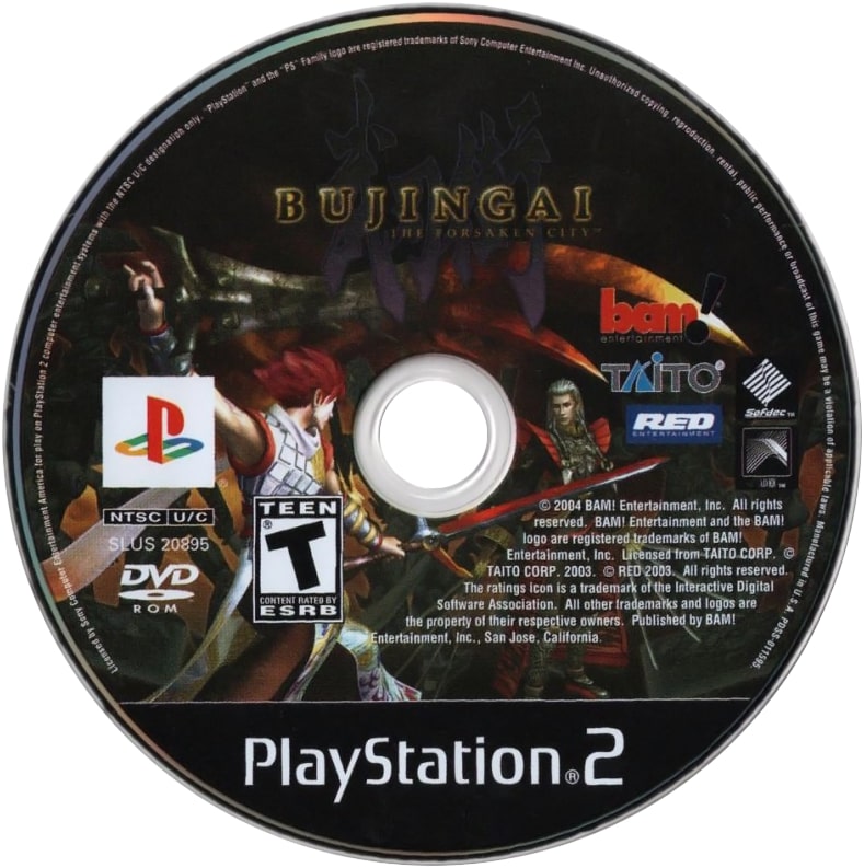 Bujingai The Forsaken City PS2 - Video Game - Used - CaveGamers - Image 3