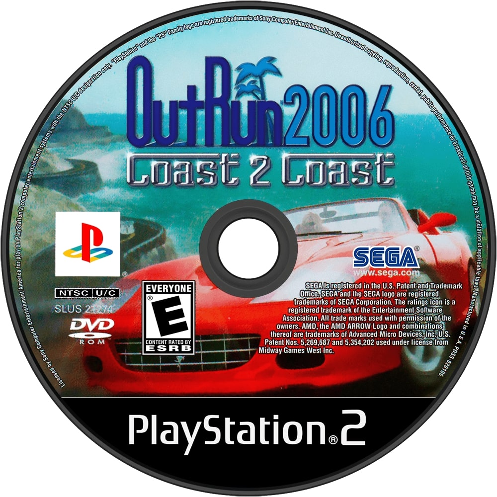 OutRun 2006 Coast 2 Coast PS2 - Video Game - Used - CaveGamers - Image 3