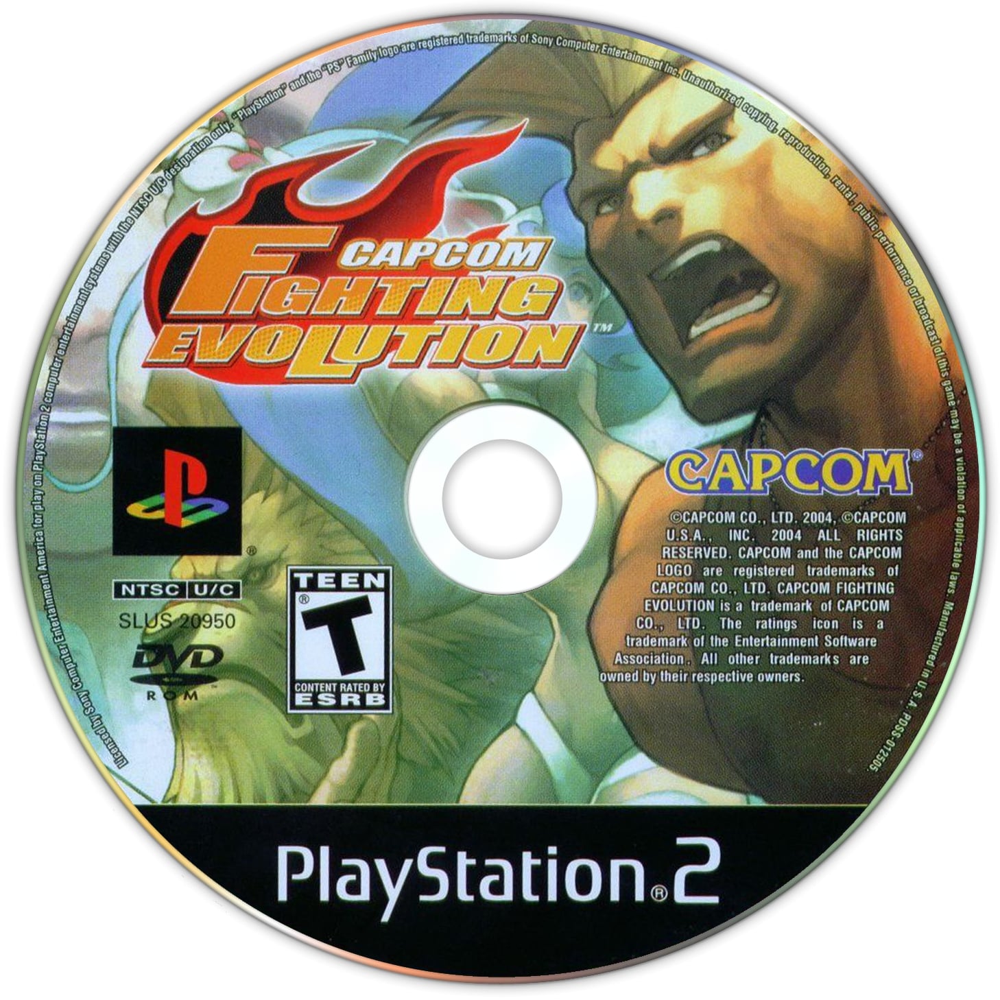 Capcom Fighting Evolution PS2 - Video Game - Used - CaveGamers - Image 3