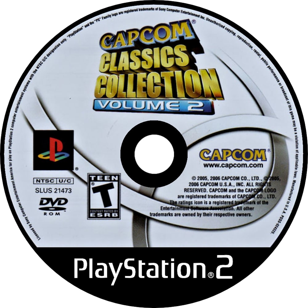 Capcom Classics Collection Volume 2 PS2 - Video Game - Used - CaveGamers - Image 3