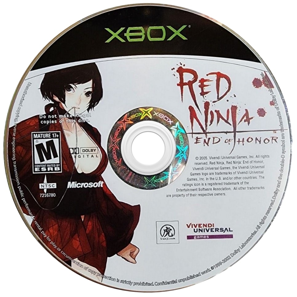 Red Ninja End of Honor Xbox - Video Game - Used - CaveGamers - Image 3
