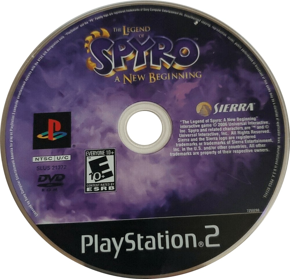 Legend of Spyro A New Beginning PS2 - Video Game - Used - CaveGamers - Image 3