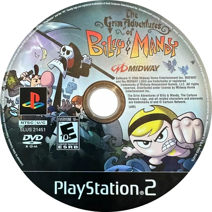 Grim Adventures of Billy & Mandy PS2 - Video Game - Used - CaveGamers - Image 3
