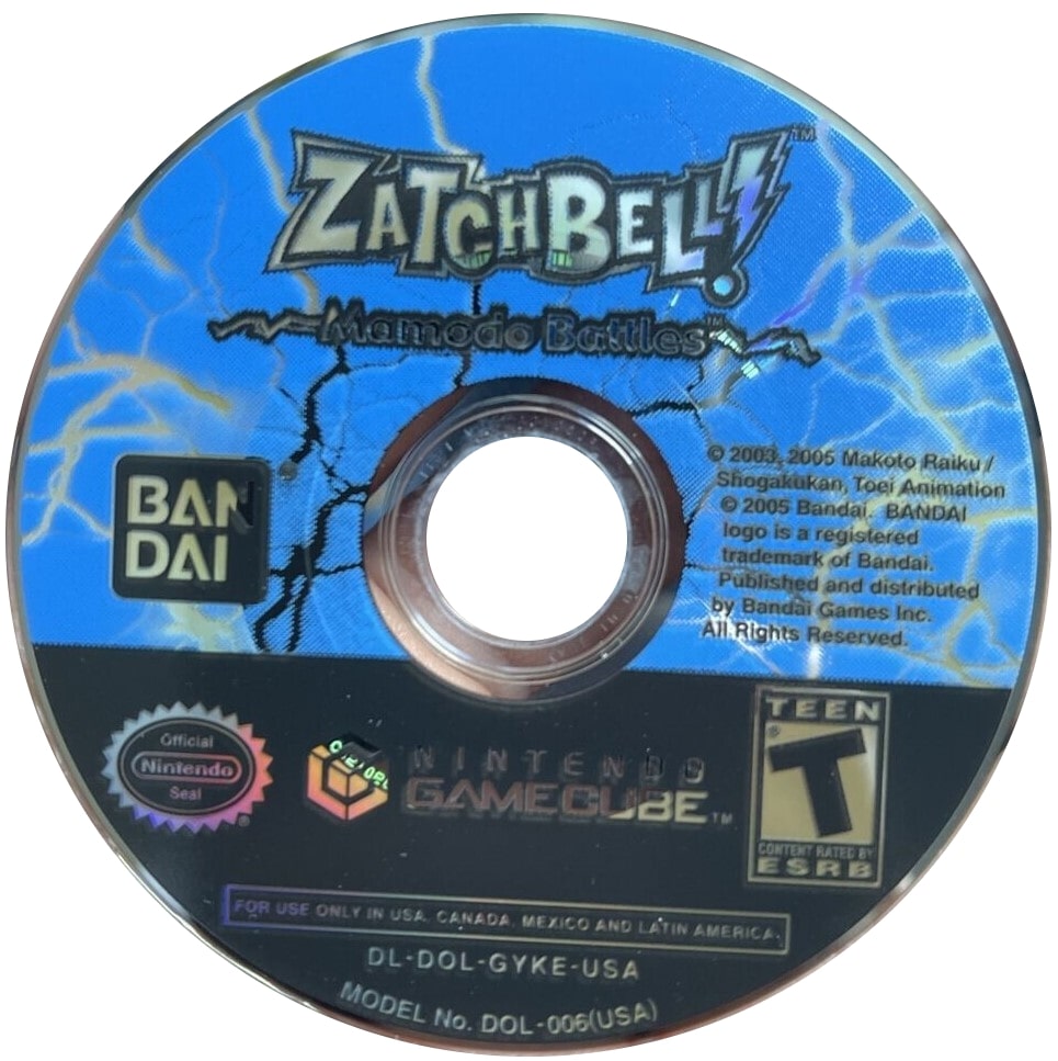 Zatch Bell Mamodo Battles GameCube - Video Game - Used - CaveGamers - Image 3