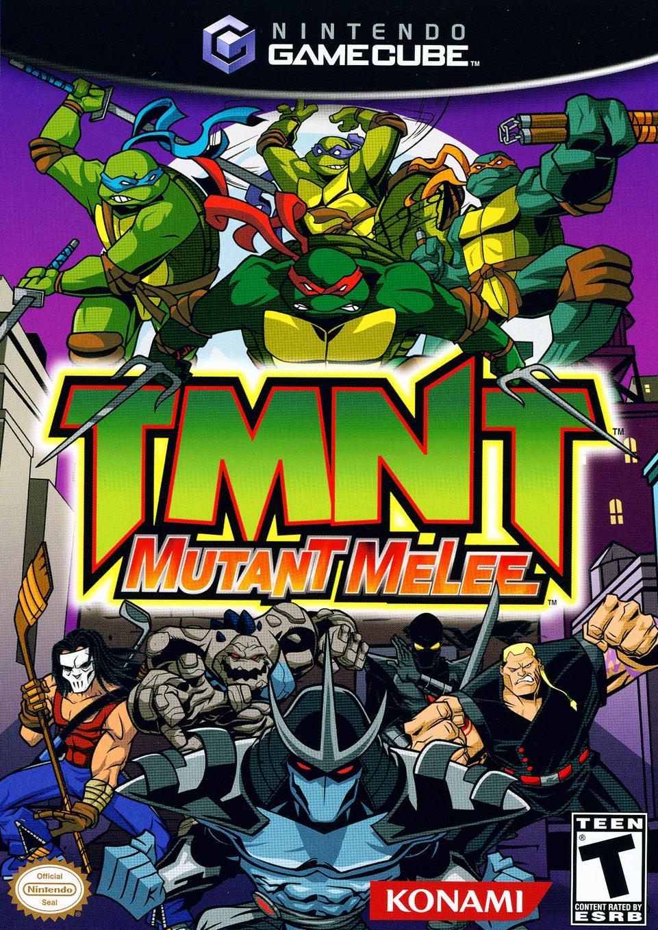 TMNT Mutant Melee GameCube - Video Game - Used - CaveGamers