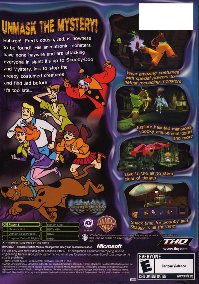 Scooby Doo Unmasked Xbox - Video Game - Used - CaveGamers - Image 2