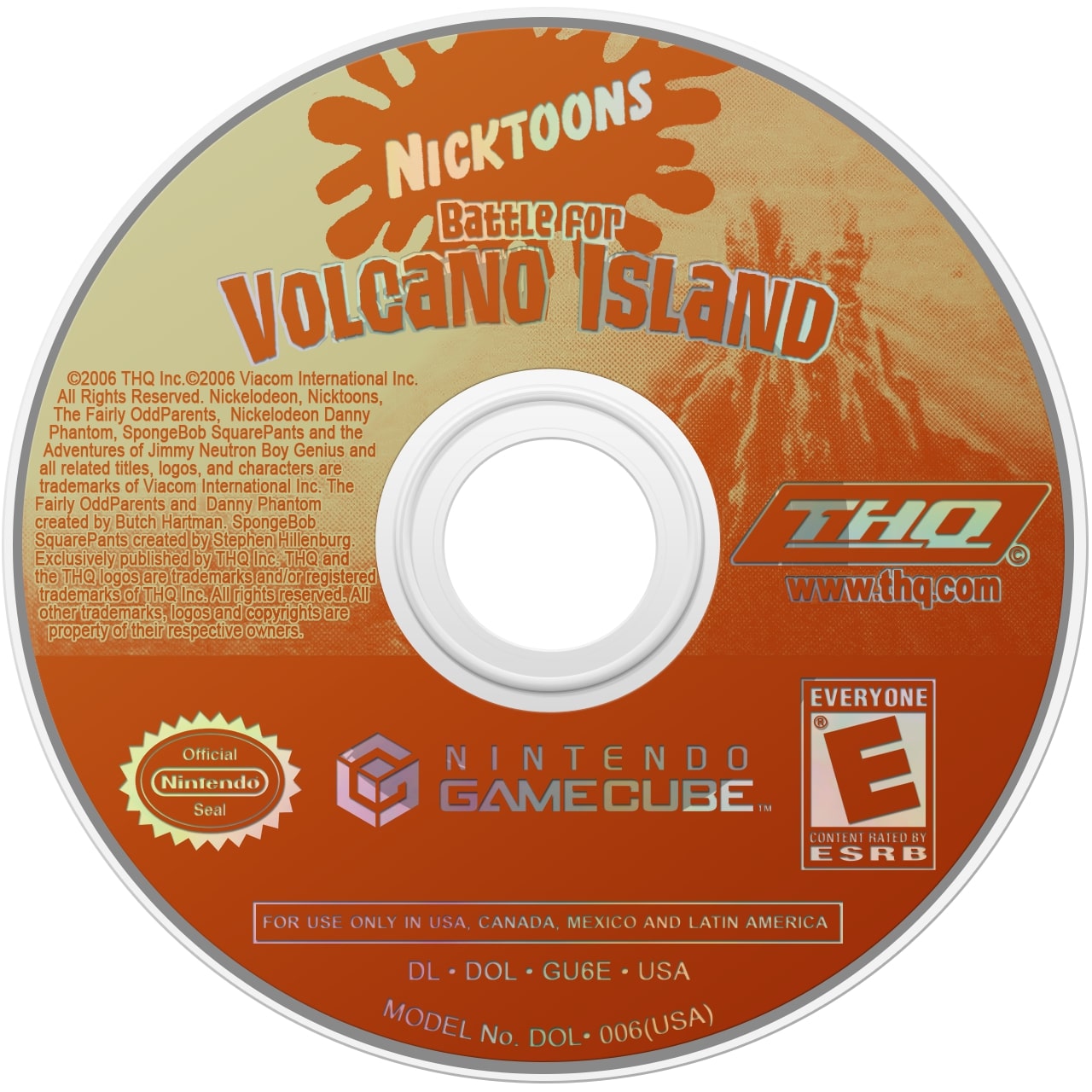 Nicktoons Battle for Volcano Island GameCube - Video Game - Used - CaveGamers - Image 3