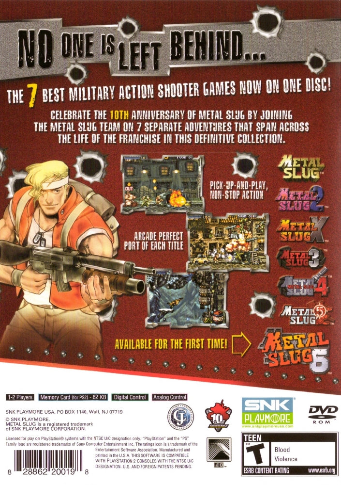 Metal Slug Anthology PS2 - Video Game - Used - CaveGamers - Image 2