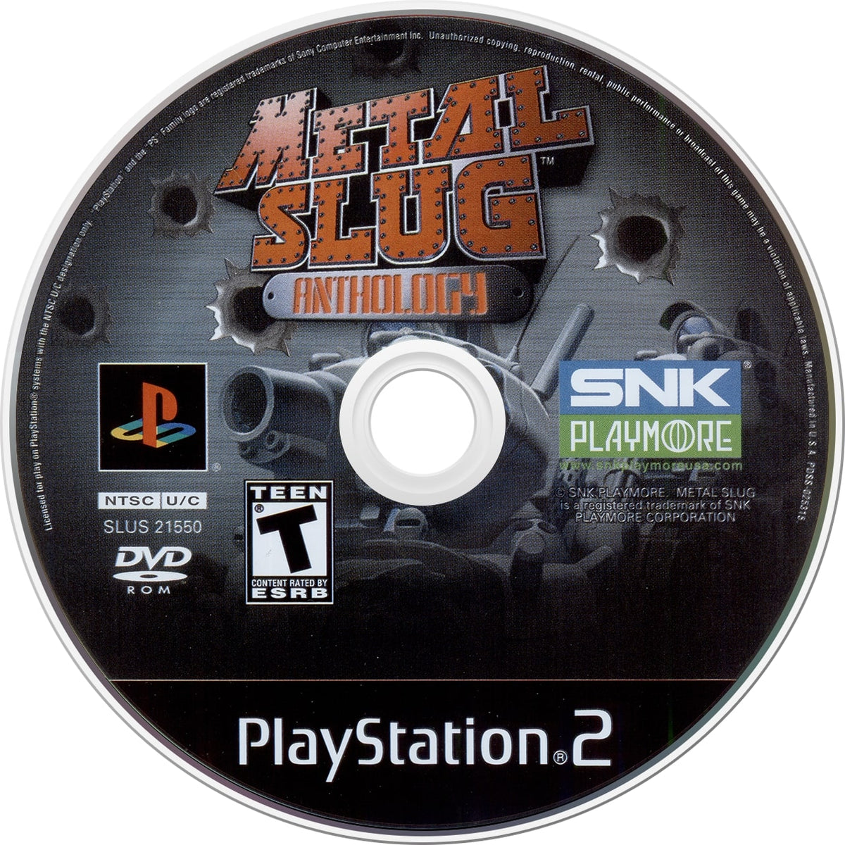 Metal Slug Anthology PS2 - Video Game - Used - CaveGamers - Image 3