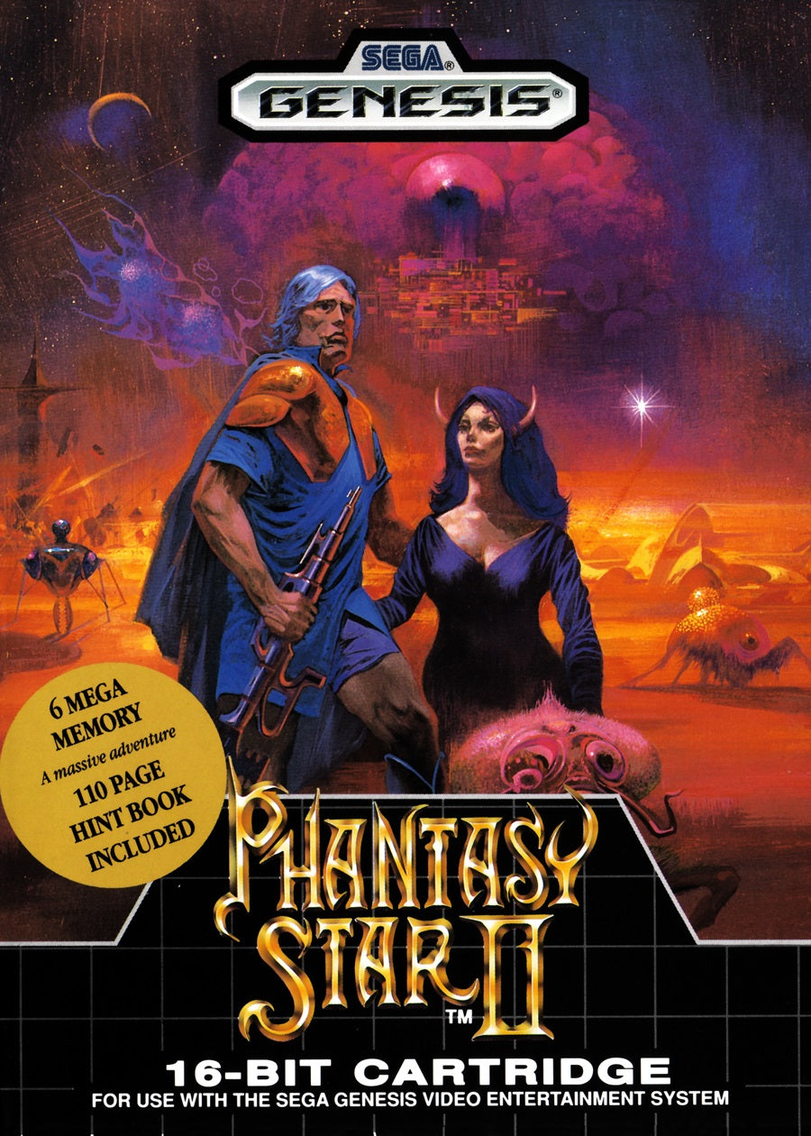 Phantasy Star II Genesis - Video Game - Used - CaveGamers