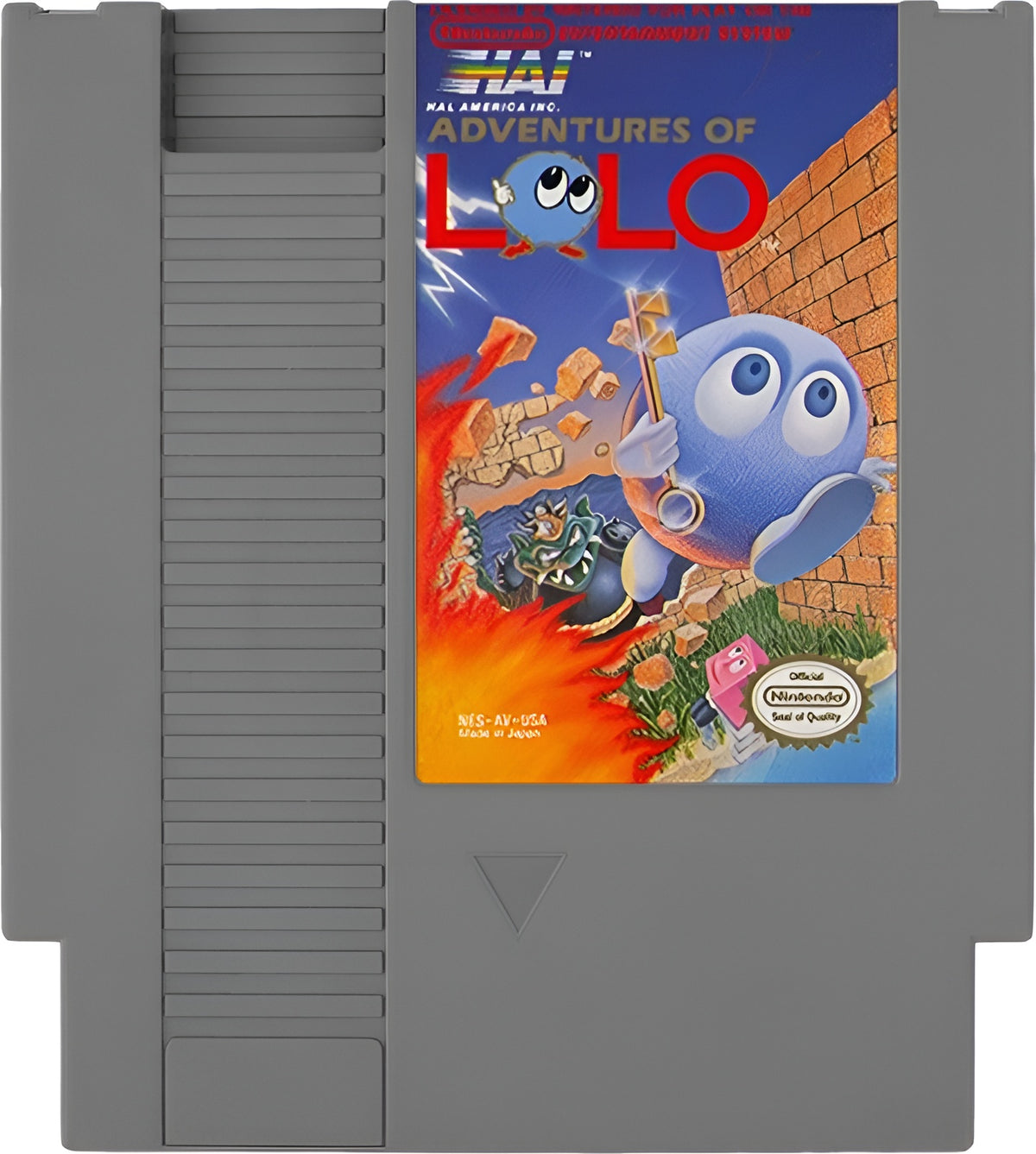 Adventures of Lolo NES - Video Game - Used - CaveGamers - Image 3
