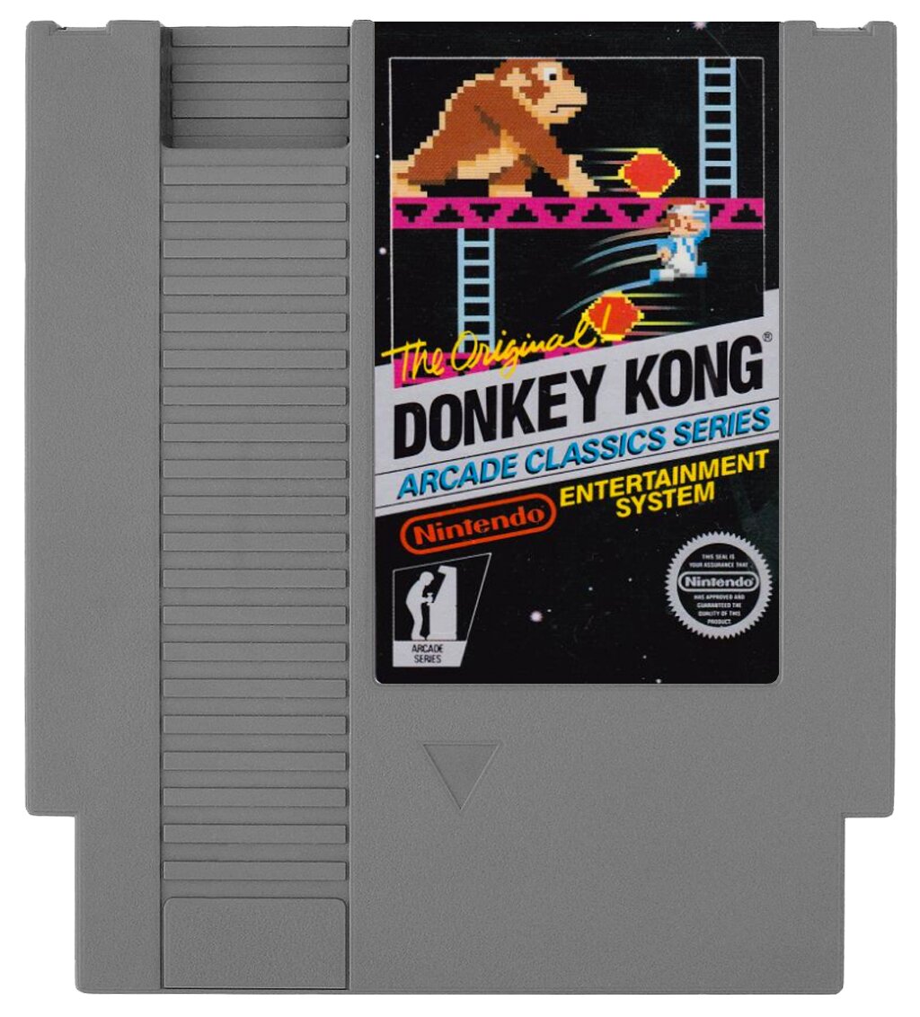Donkey Kong NES - Video Game - Used - CaveGamers - Image 3