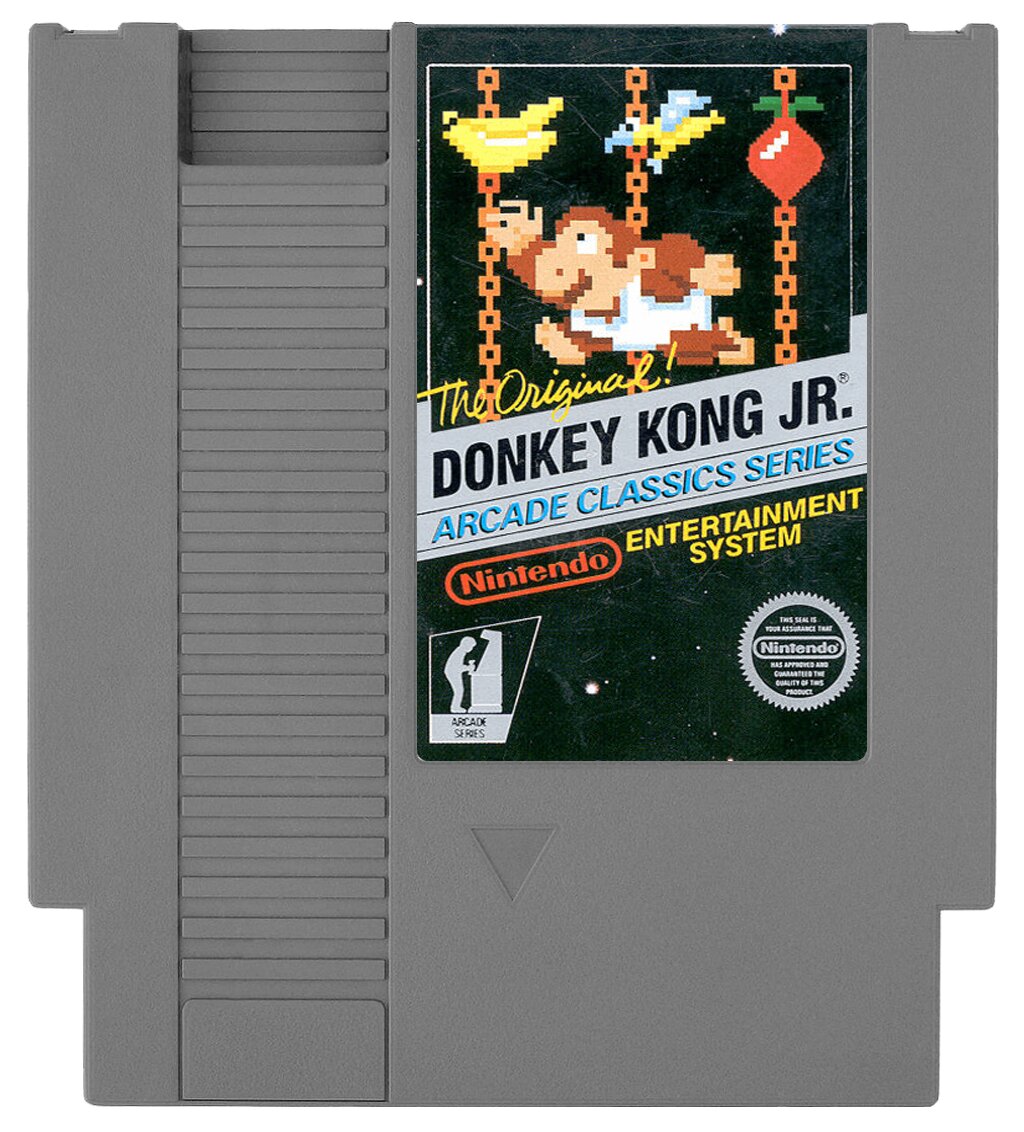 Donkey Kong Jr NES - Video Game - Used - CaveGamers - Image 3