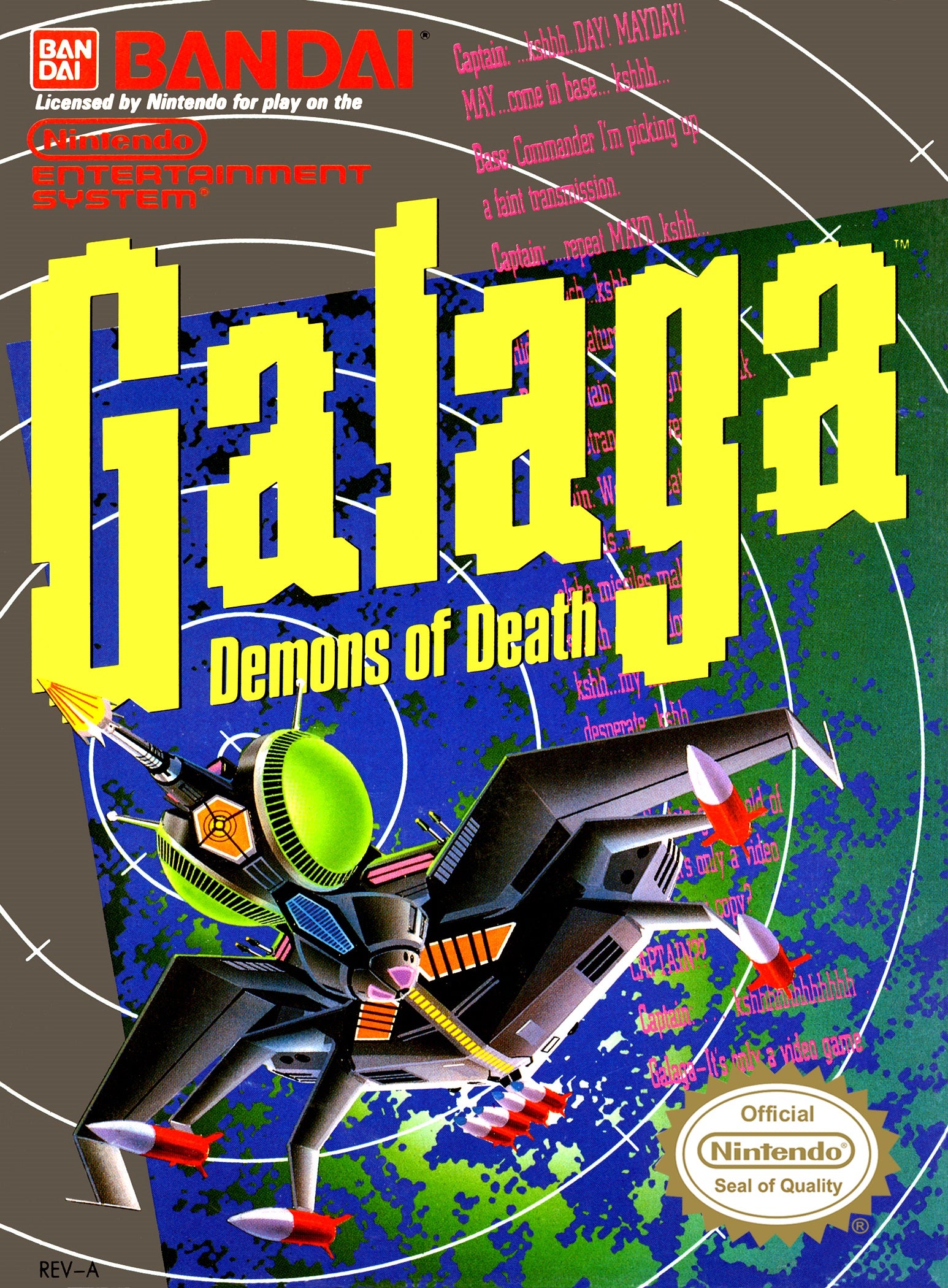 Galaga: Demons of Death NES - Video Game - Used - CaveGamers