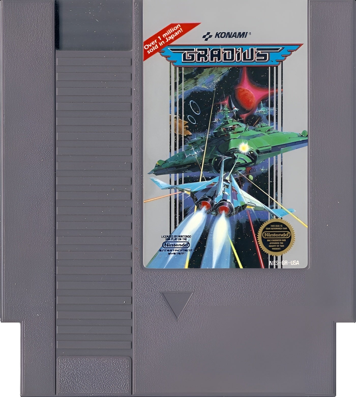 Gradius NES - Video Game - Used - CaveGamers - Image 3