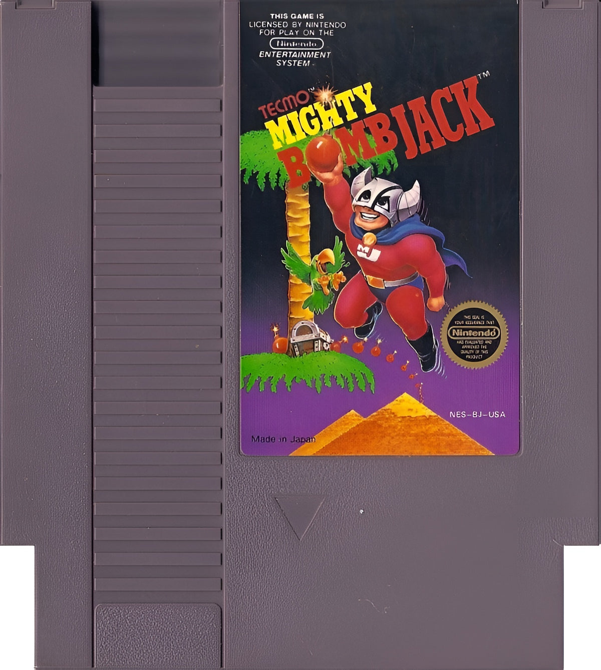 Mighty Bomb Jack NES - Video Game - Used - CaveGamers - Image 3