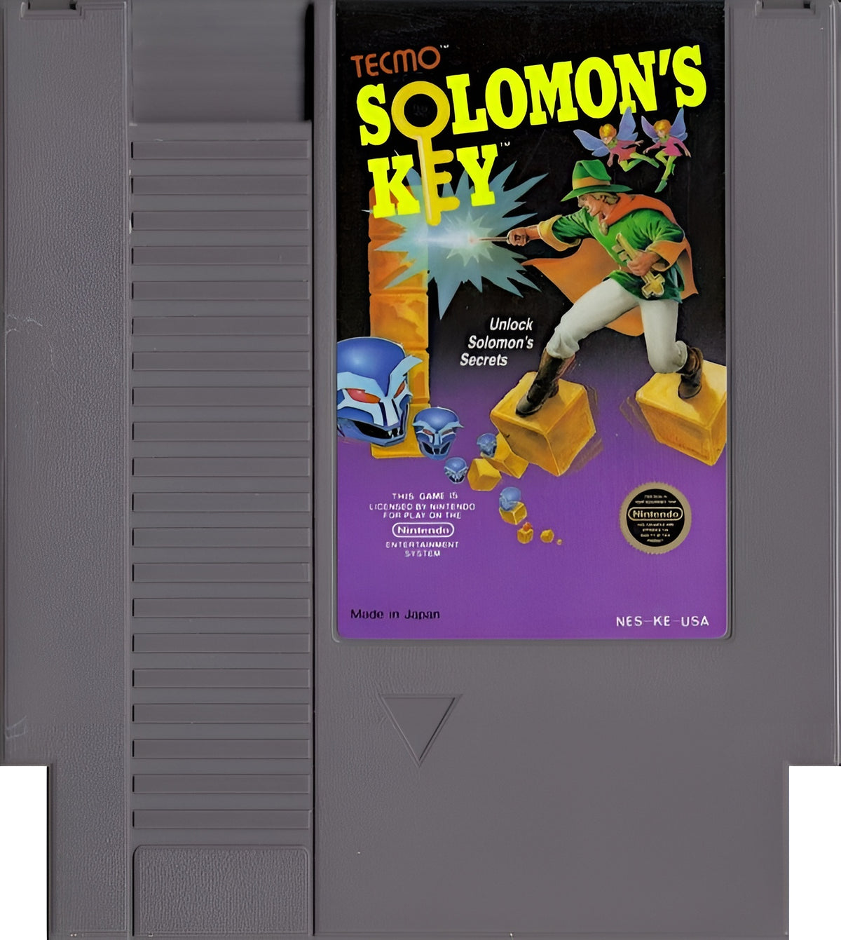 Solomon's Key NES - Video Game - Used - CaveGamers - Image 3