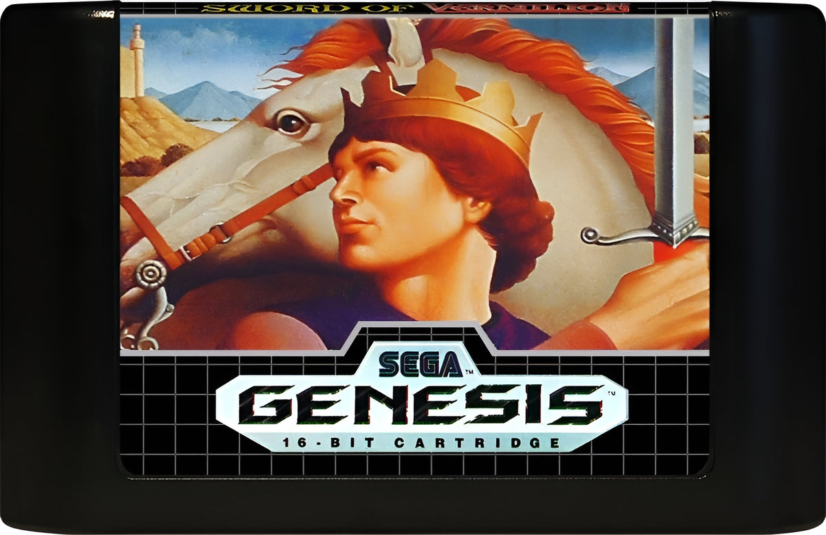 Sword of Vermilion Genesis - Video Game - Used - CaveGamers - Image 3