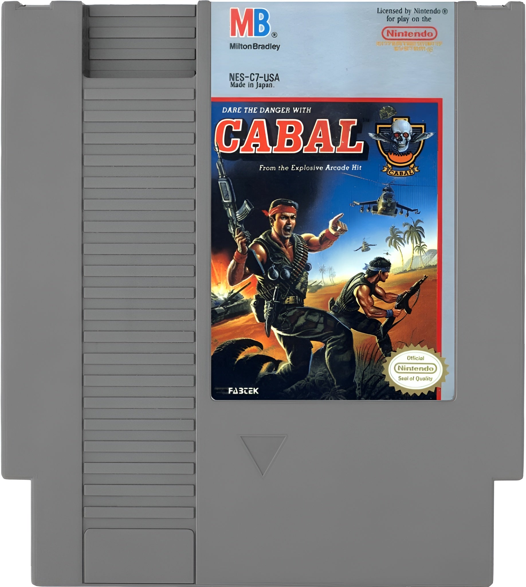 Cabal NES - Video Game - Used - CaveGamers - Image 3