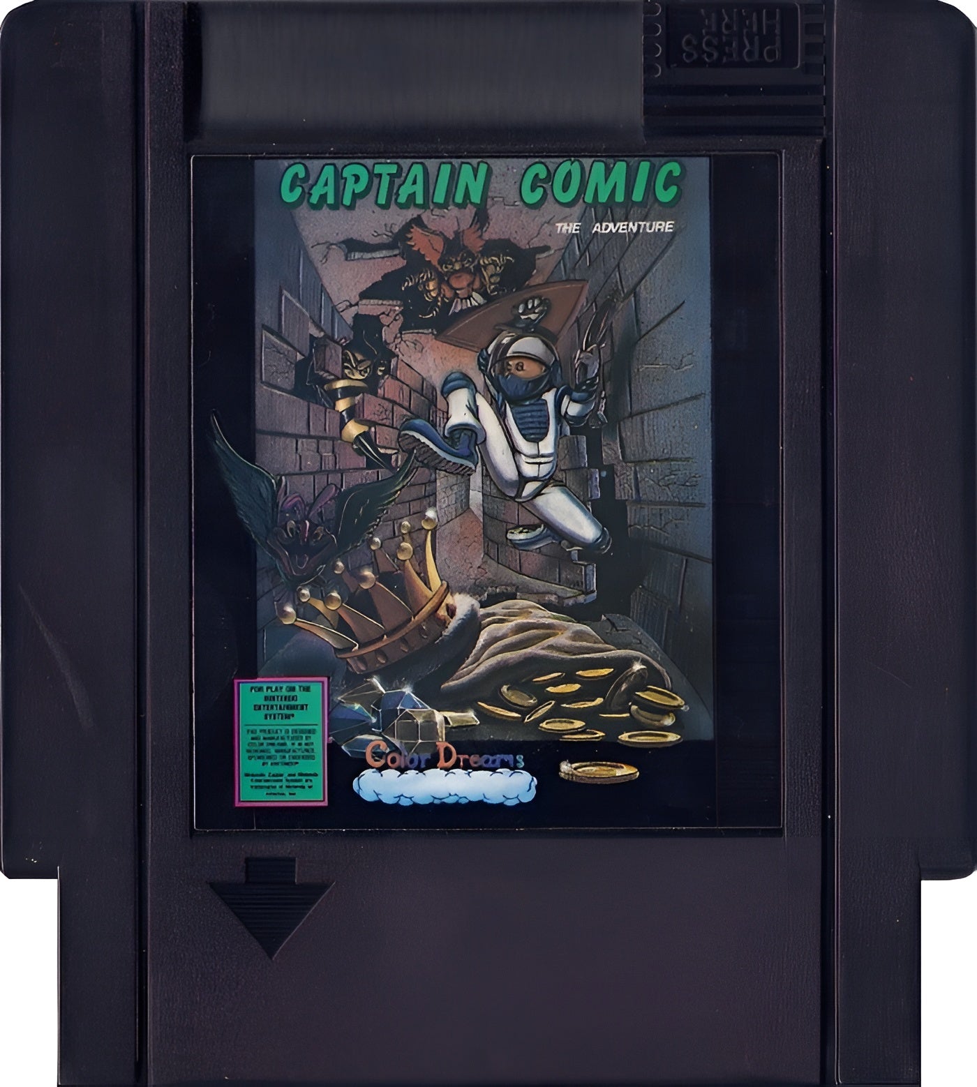Captain Comic NES - Video Game - Used - CaveGamers - Image 3