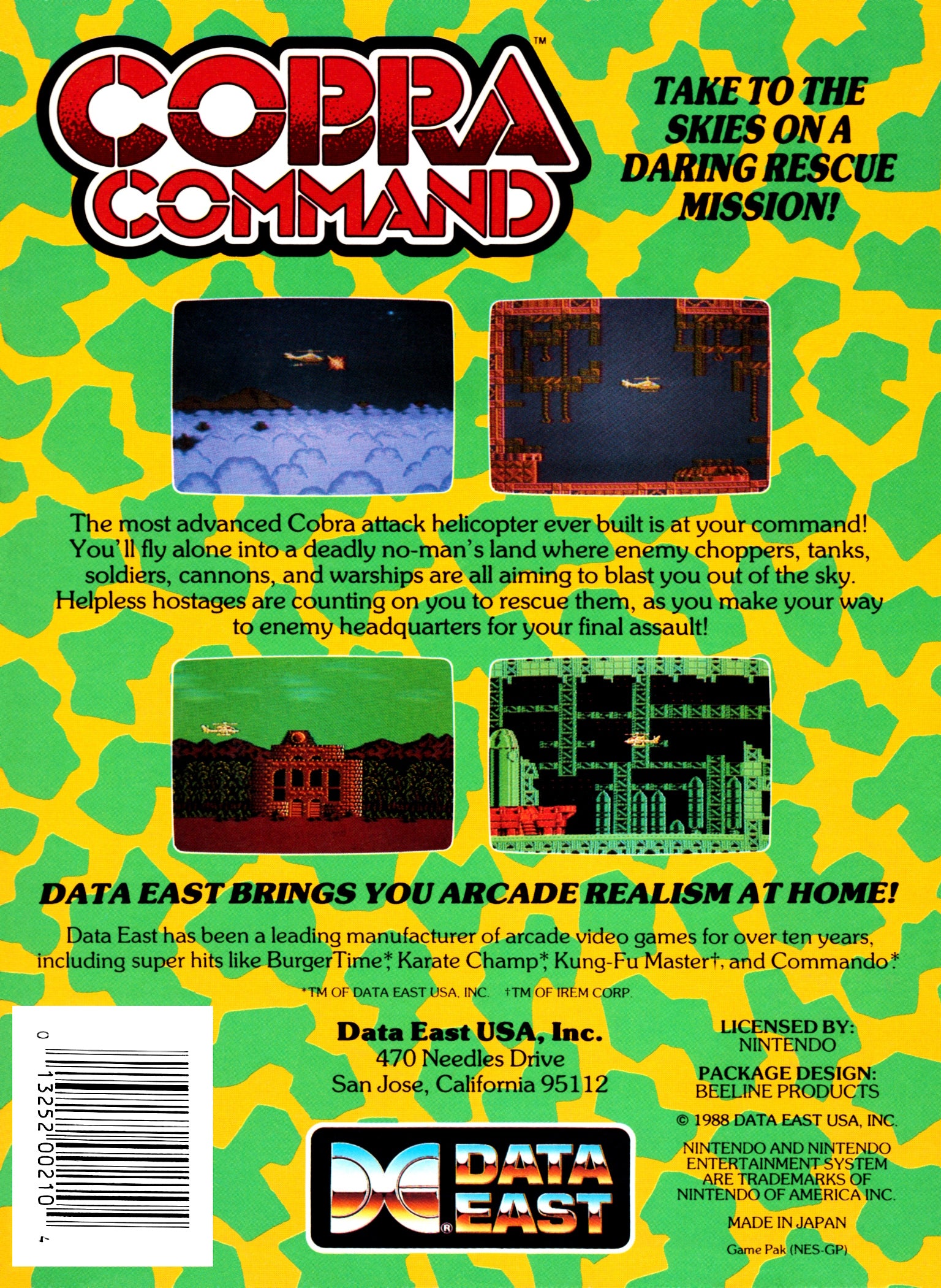 Cobra Command NES - Video Game - Used - CaveGamers - Image 2