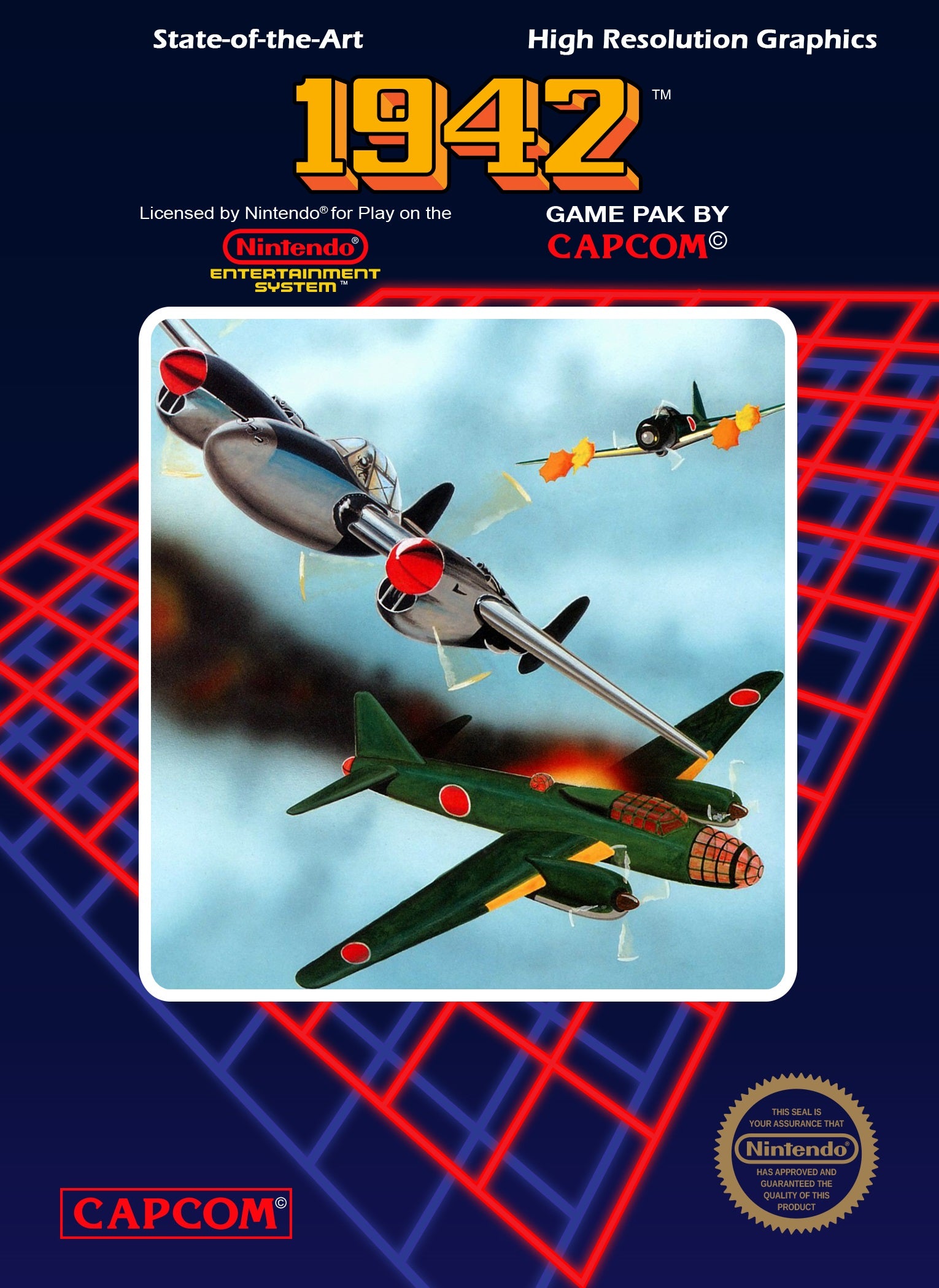 1942 NES - Video Game - Used - CaveGamers