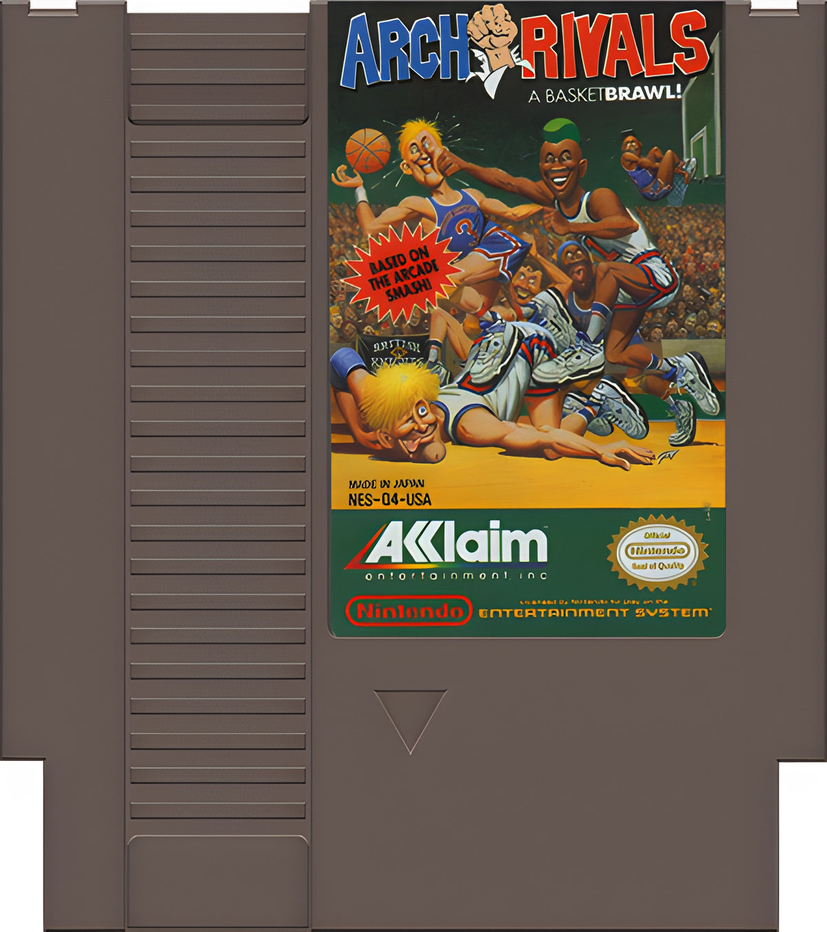 Arch Rivals NES - Video Game - Used - CaveGamers - Image 3