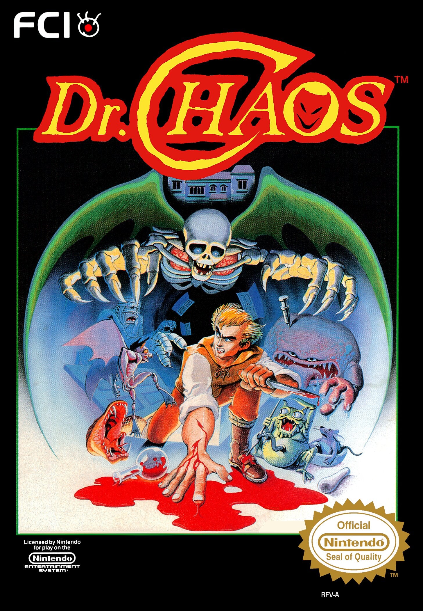 Dr Chaos NES - Video Game - Used - CaveGamers