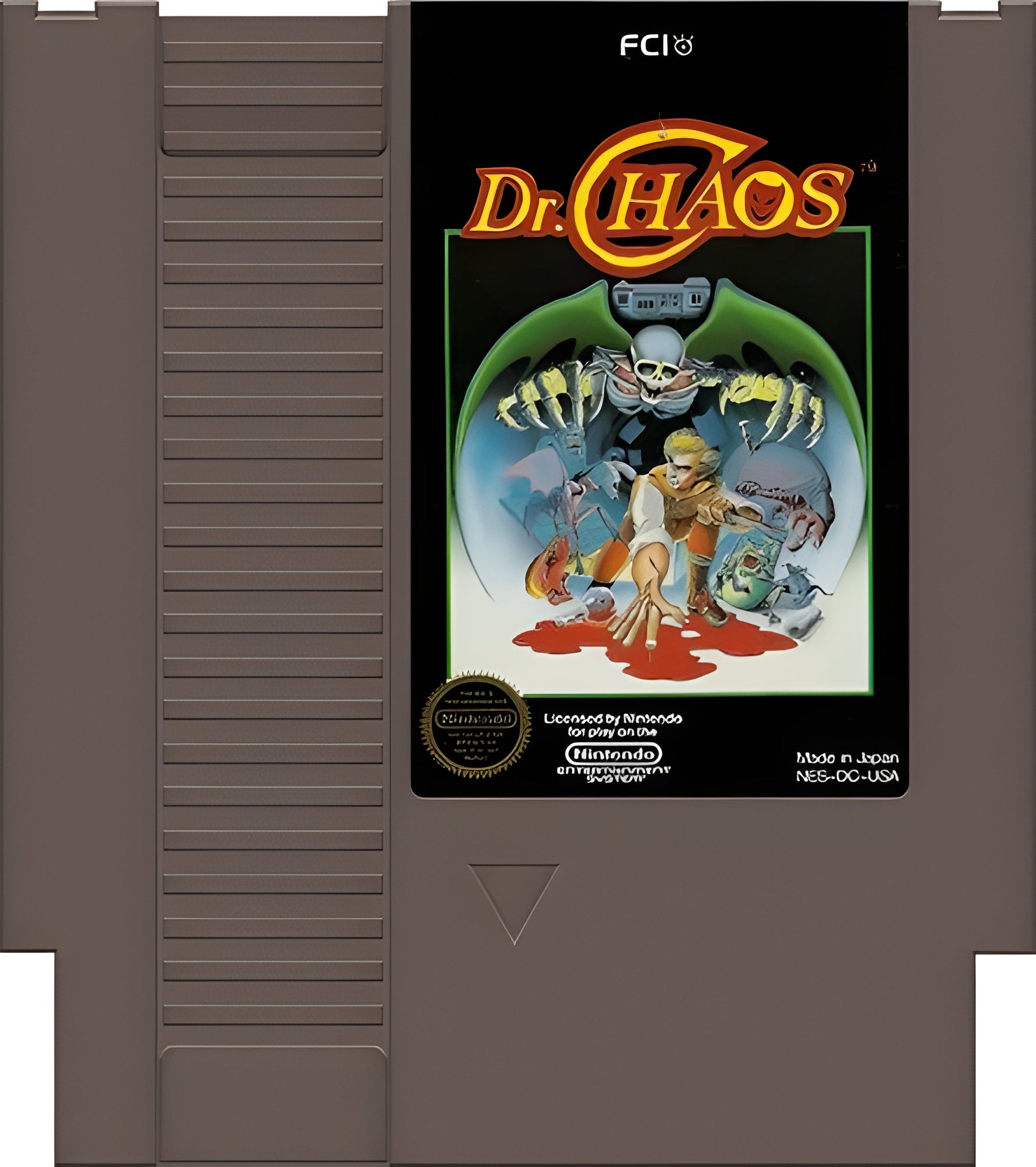 Dr Chaos NES - Video Game - Used - CaveGamers - Image 3
