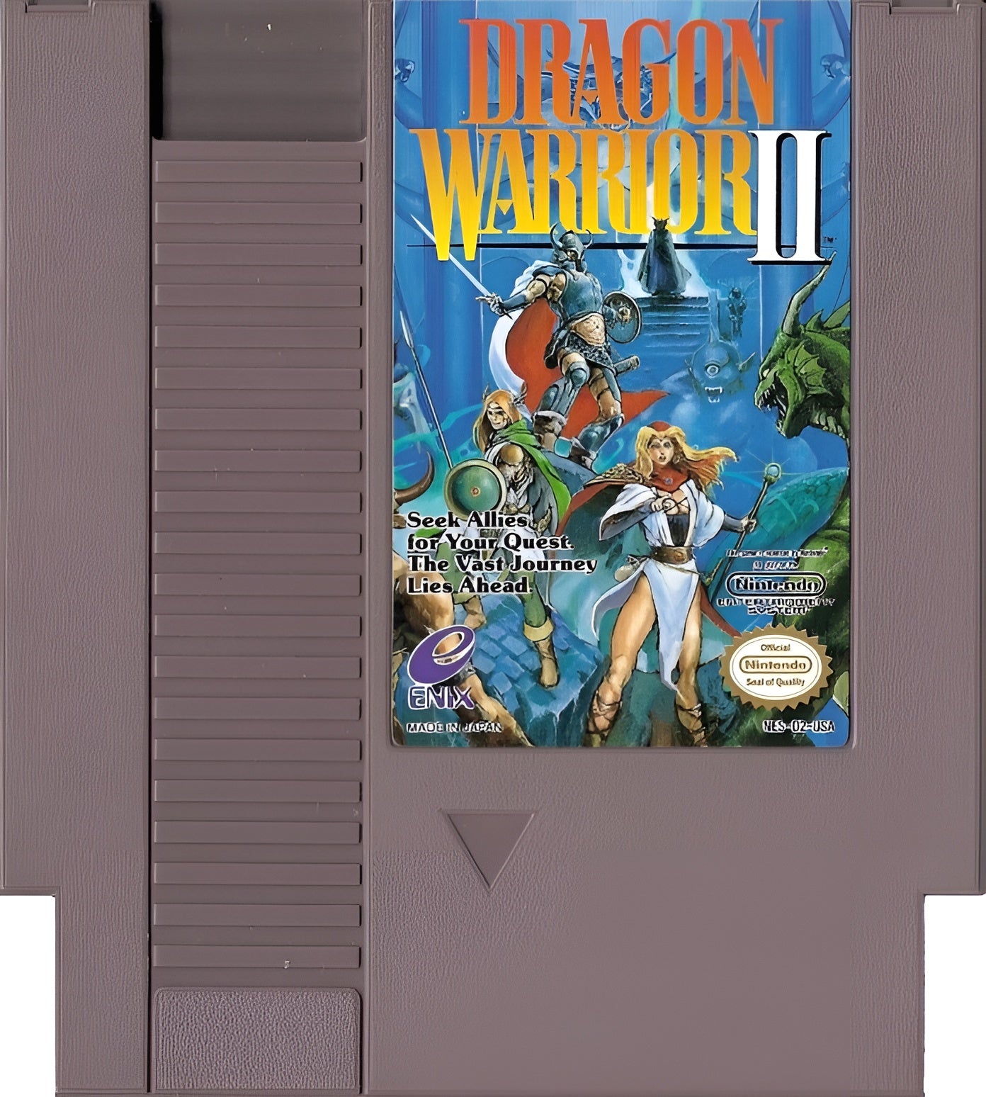 Dragon Warrior II NES - Video Game - Used - CaveGamers - Image 3