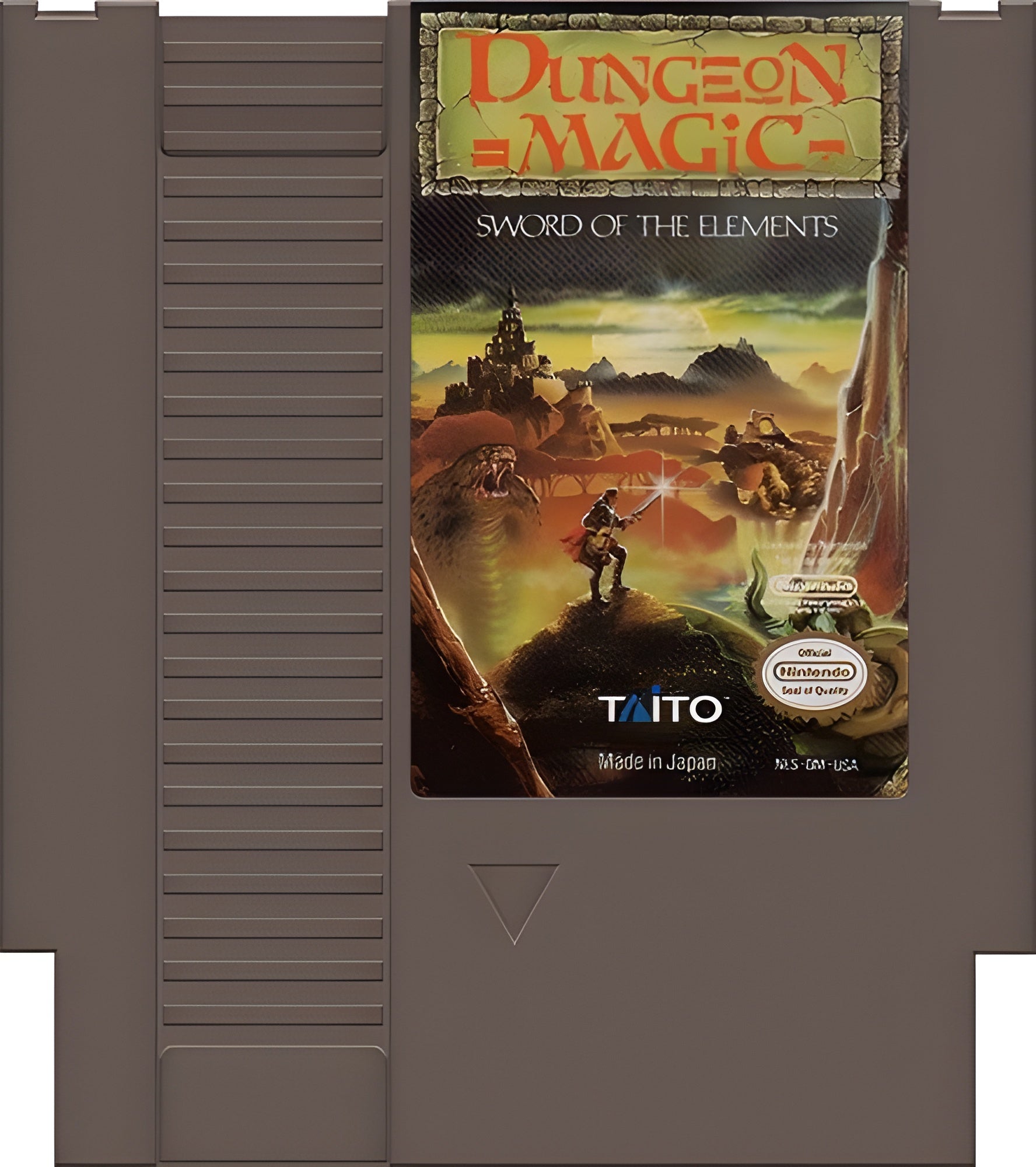 Dungeon Magic NES - Video Game - Used - CaveGamers - Image 3