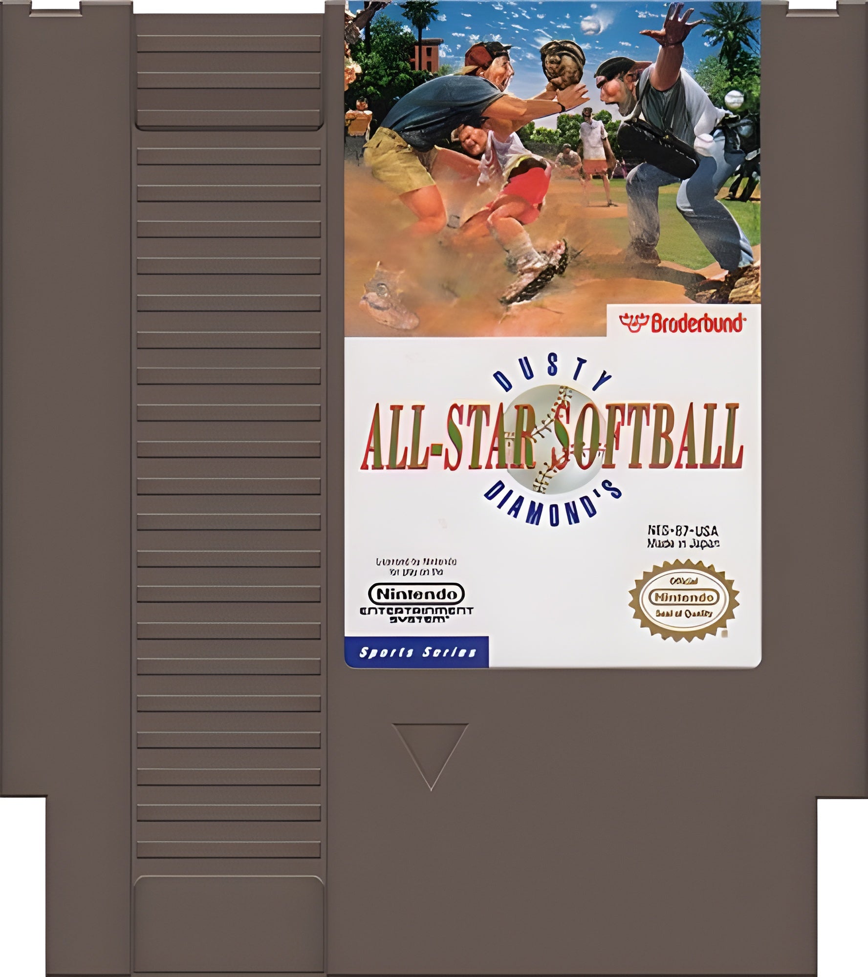 Dusty Diamond's All-Star Softball NES - Video Game - Used - CaveGamers - Image 3