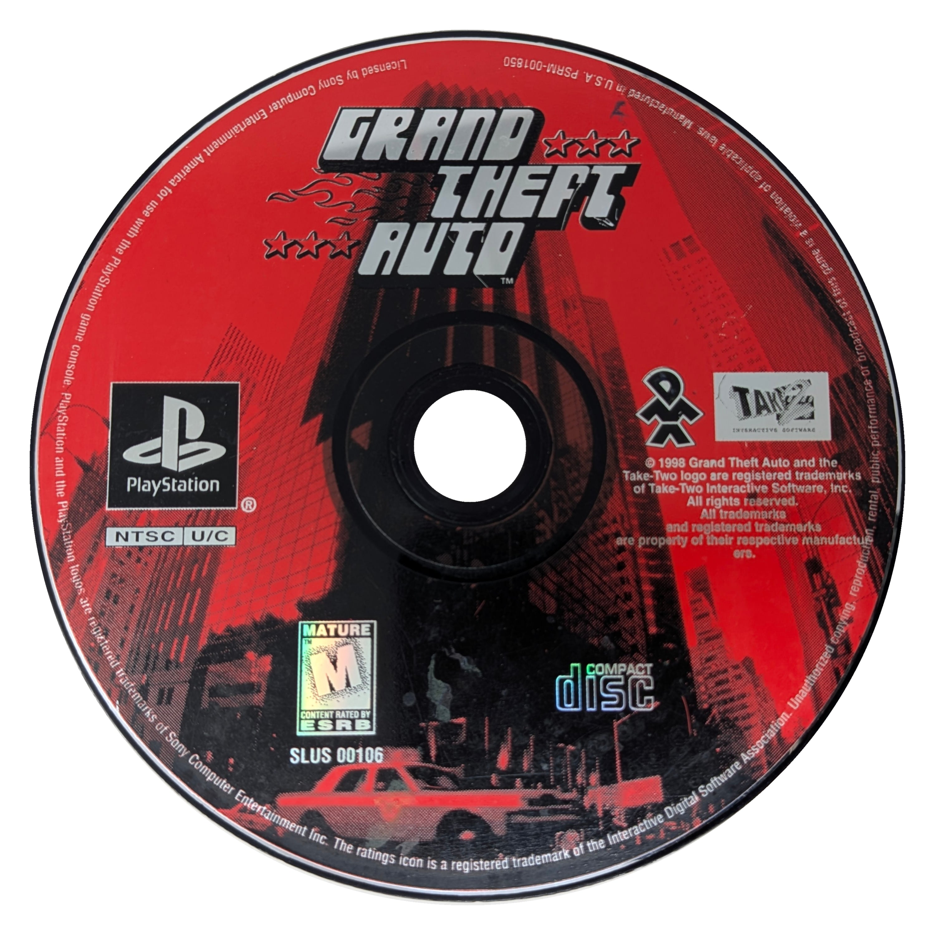 Grand Theft Auto Playstation - Video Game - Used - CaveGamers - Image 4