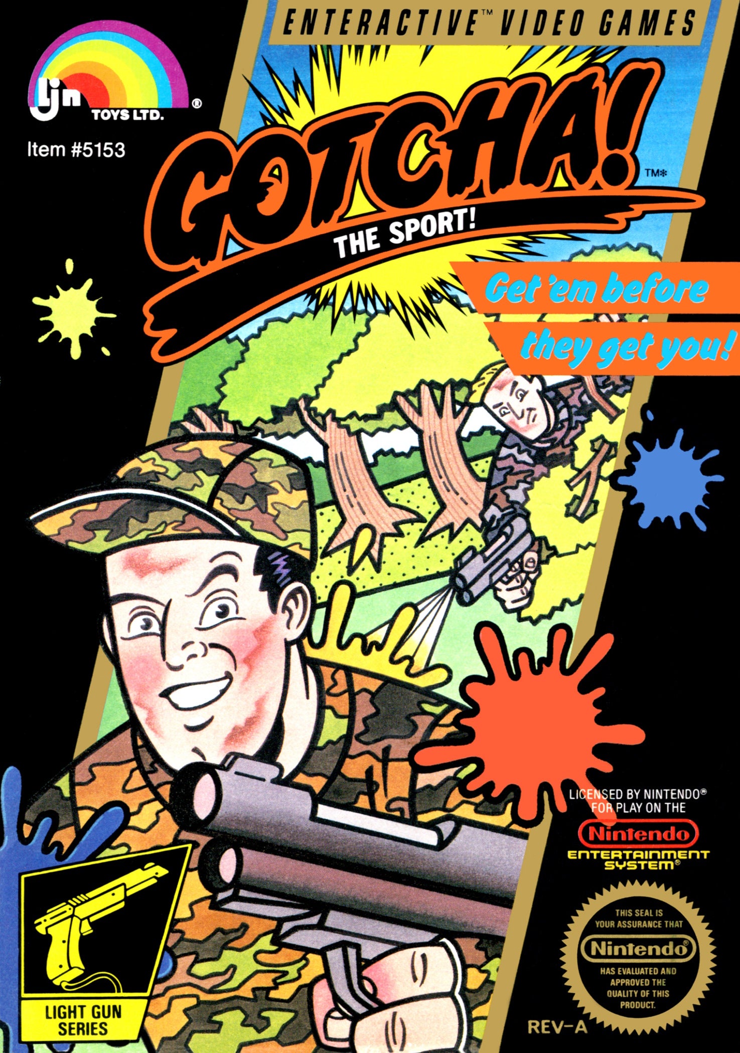 Gotcha NES - Video Game - Used - CaveGamers